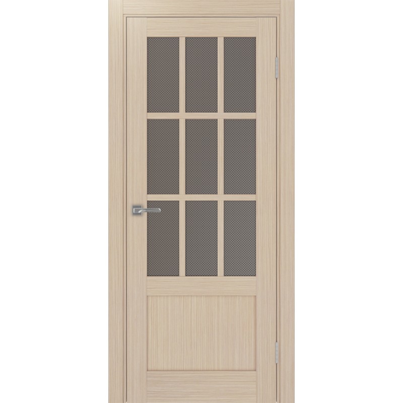 Межкомнатная дверь Турин 542ПФ.2221, цвет дуб беленый FL, заполнение Пунта бронзовое, размер 200*80 см.