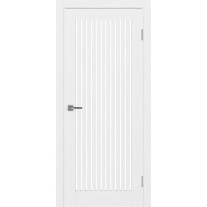 Межкомнатная дверь Турин 543.2, цвет белый лёд, заполнение LACбелый, размер 200*80 см.