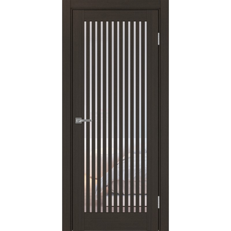 Межкомнатная дверь Турин 543.2, цвет венге FL, заполнение Прозрачное, размер 200*80 см.