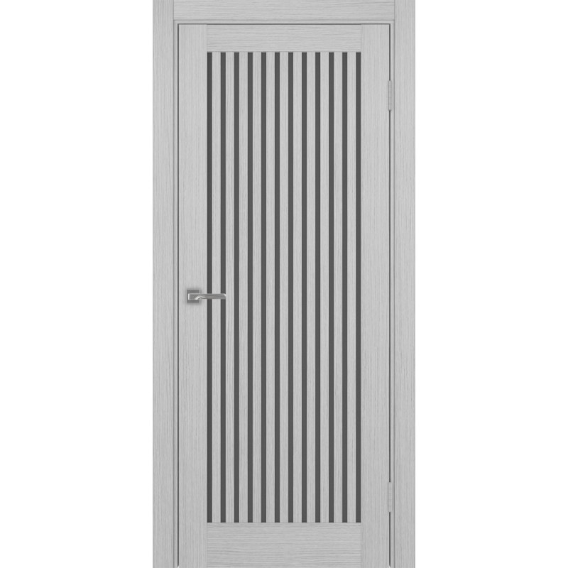Межкомнатная дверь Турин 543.2, цвет дуб серый FL, заполнение Графит матовое, размер 200*80 см.