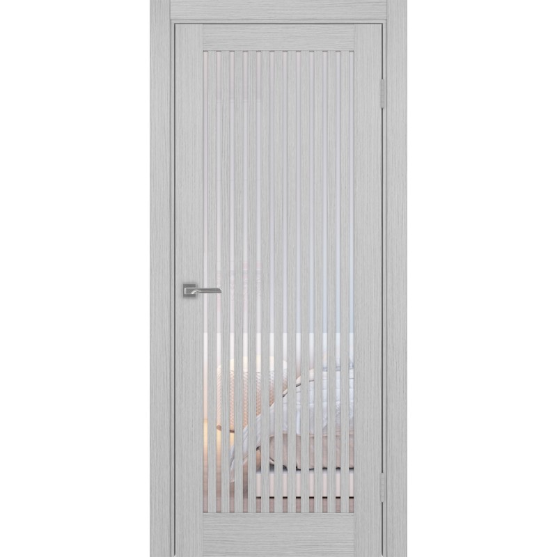 Межкомнатная дверь Турин 543.2, цвет дуб серый FL, заполнение Прозрачное, размер 200*80 см.