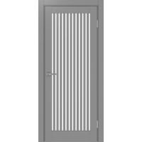 Турин 543.2, цвет Серый стекло LACбелый, размер 80*200 см.