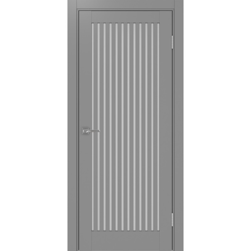 Межкомнатная дверь Турин 543.2, цвет серый, заполнение Мателюкс, размер 200*80 см.