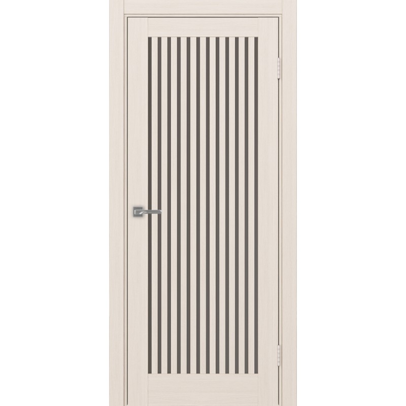 Межкомнатная дверь Турин 543.2, цвет ясень перламутровый, заполнение Бронза матовое, размер 200*80 см.