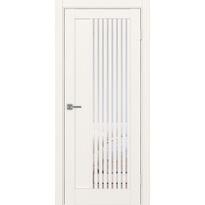 Межкомнатная дверь Турин 544.12, цвет, бежевый, заполнение Прозрачное, размер 200*80 см.