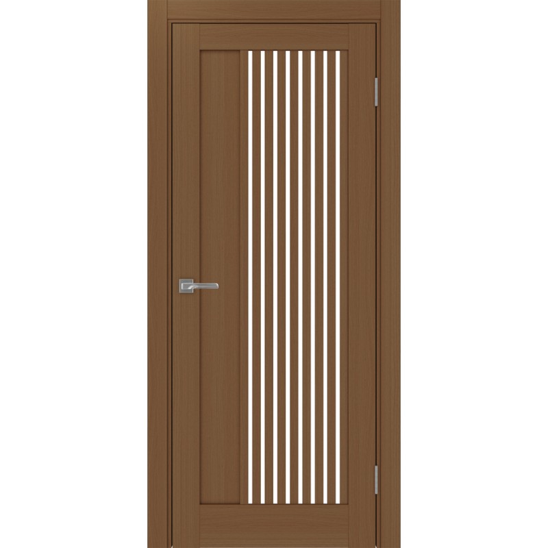 Межкомнатная дверь Турин 544.12, цвет орех NL, заполнение LACбелый, размер 200*80 см.