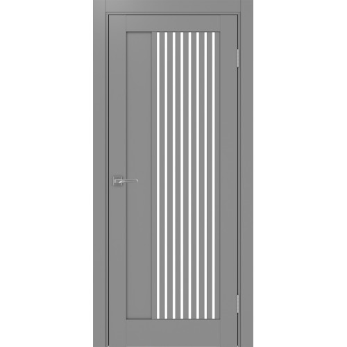 Турин 544.12, цвет Серый стекло LACбелый, размер 80*200 см.