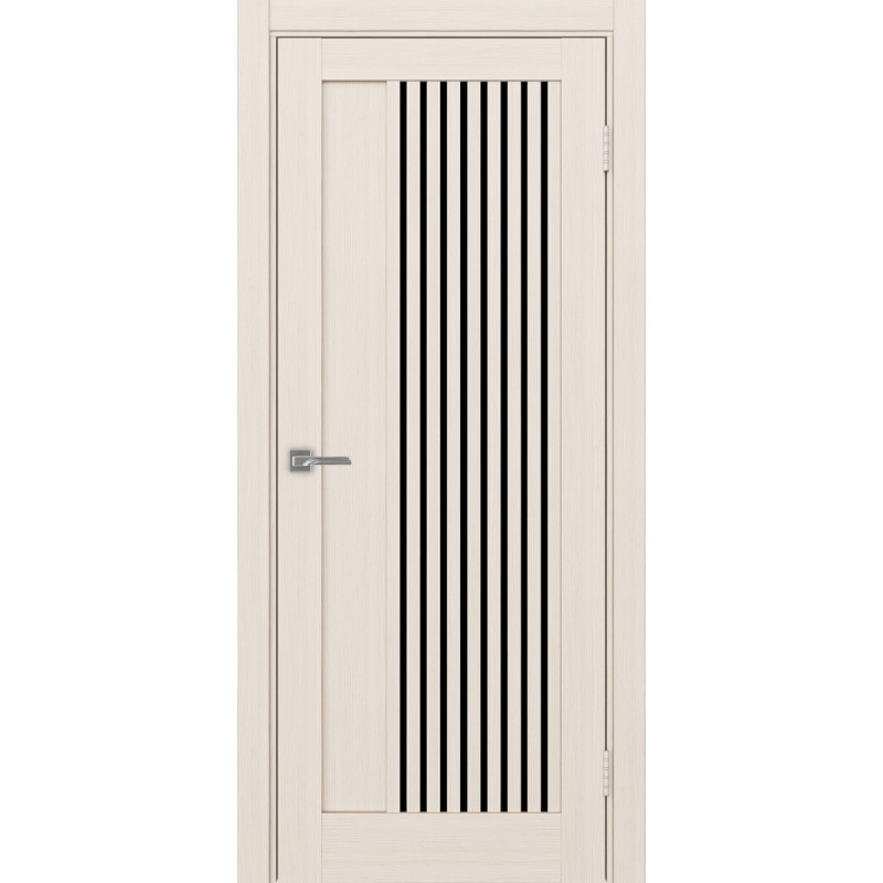 Межкомнатная дверь Турин 544.12, цвет ясень перламутровый, заполнение LACчерный, размер 200*80 см.