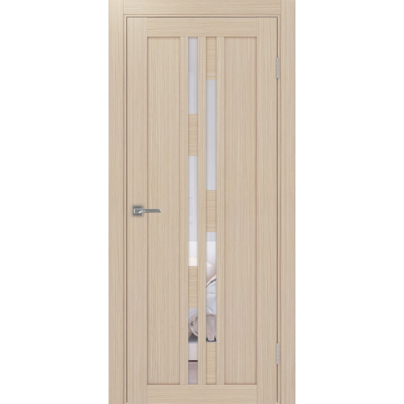 Межкомнатная дверь Турин 551.121, цвет дуб беленый FL, заполнение Прозрачное, размер 200*80 см.