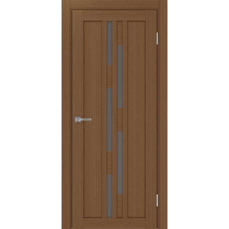 Межкомнатная дверь Турин 551.121, цвет орех NL, заполнение Бронза матовое, размер 200*80 см.