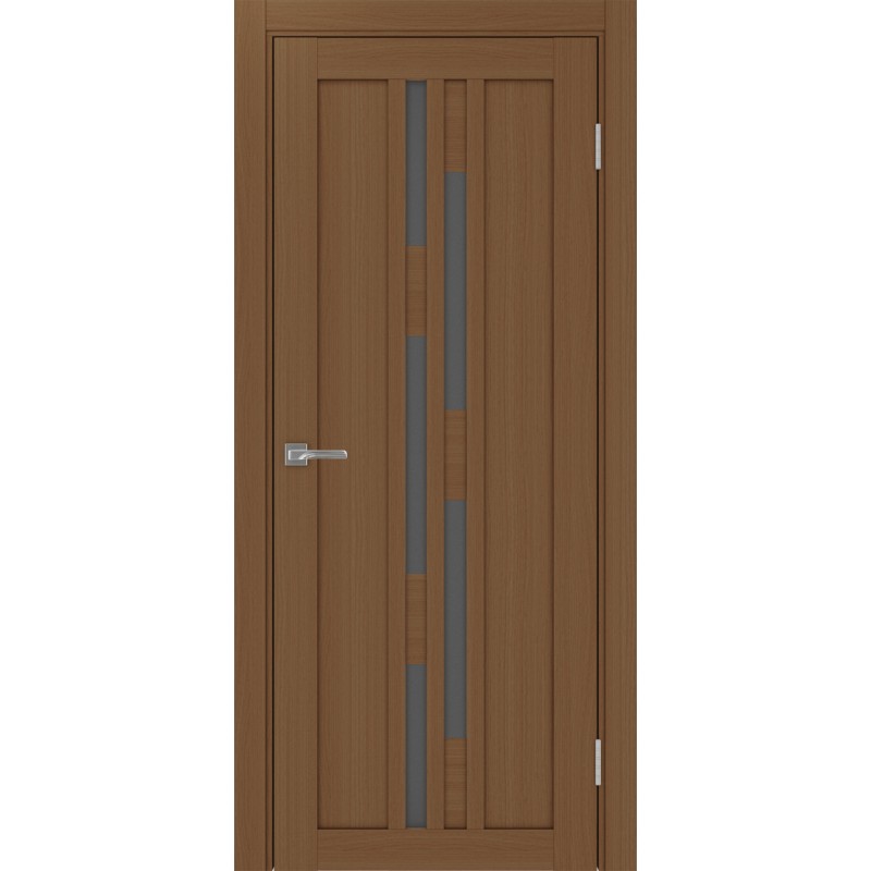 Межкомнатная дверь Турин 551.121, цвет орех NL, заполнение Графит матовое, размер 200*80 см.