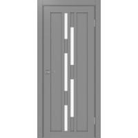 Турин 551.121, цвет Серый стекло LACбелый, размер 80*200 см.