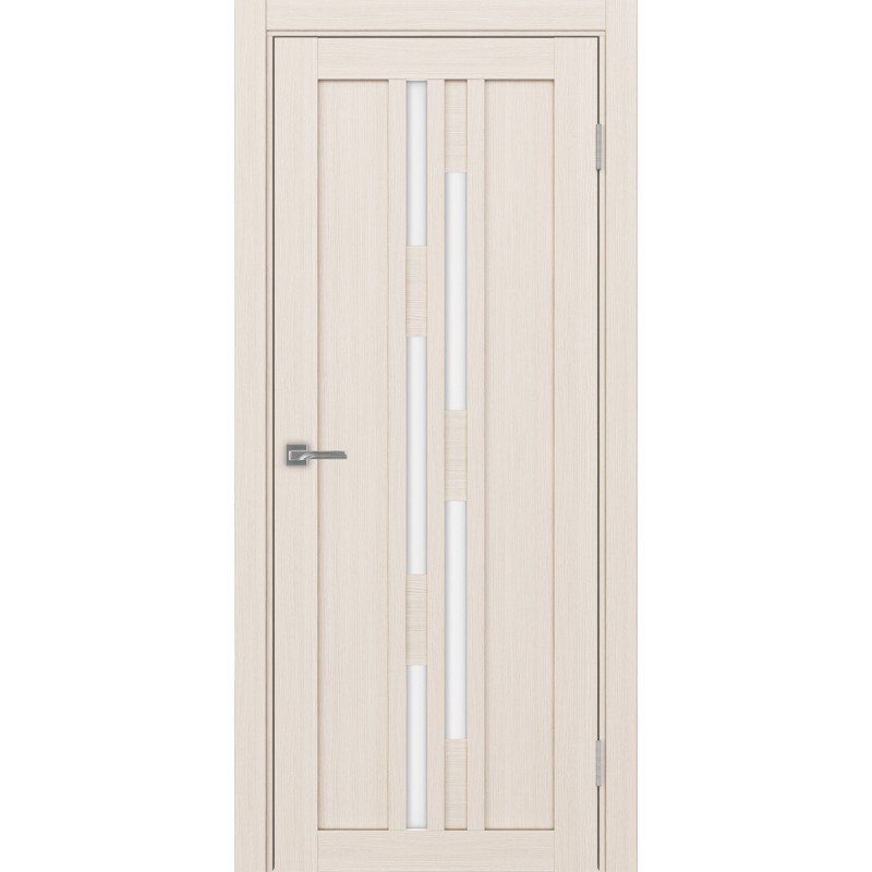Межкомнатная дверь Турин 551.121, цвет ясень перламутровый, заполнение LACбелый, размер 200*80 см.
