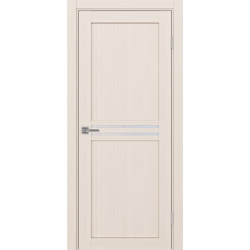 Межкомнатная дверь Турин 552.12, цвет ясень перламутровый, заполнение Прозрачное, размер 200*80 см.