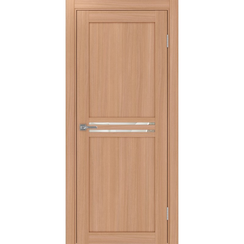 Межкомнатная дверь Турин 552.12, цвет ясень тёмный, заполнение Зеркало/Зеркало, размер 200*80 см.