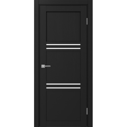 Турин 553.12, цвет Антрацит стекло LACбелый, размер 80*200 см.