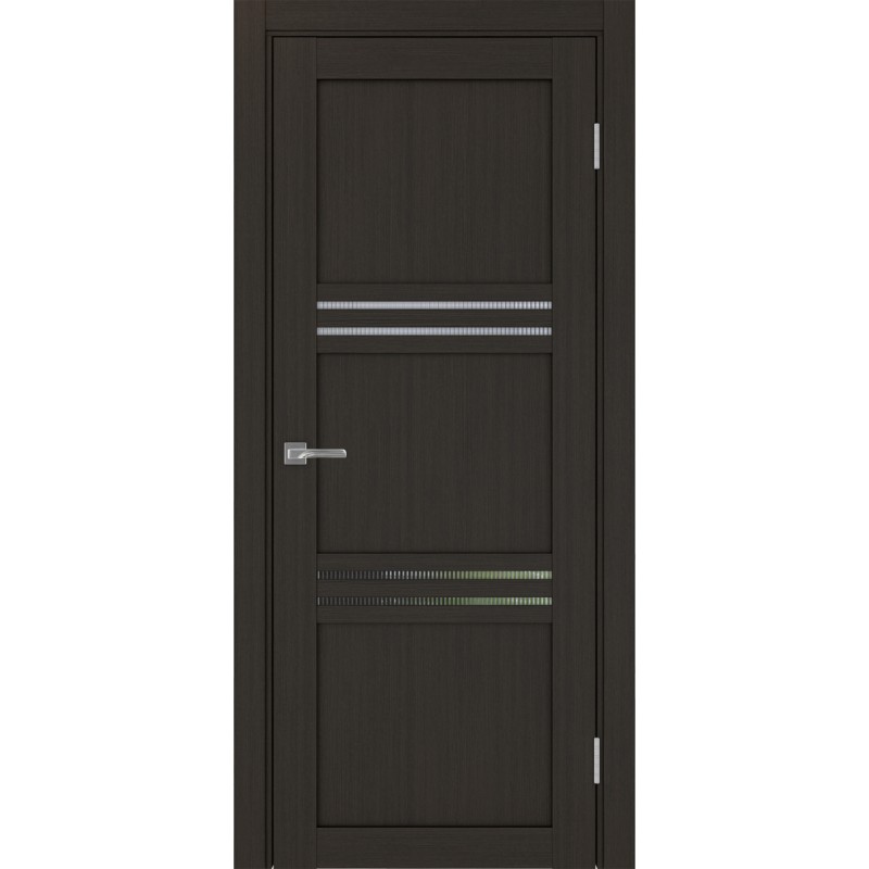 Межкомнатная дверь Турин 553.12, цвет венге FL, заполнение Мору, размер 200*80 см.