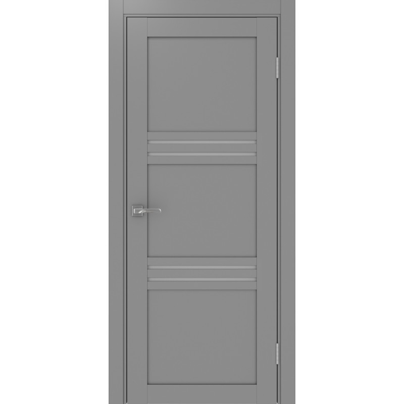 Межкомнатная дверь Турин 553.12, цвет серый, заполнение Мателюкс, размер 200*80 см.