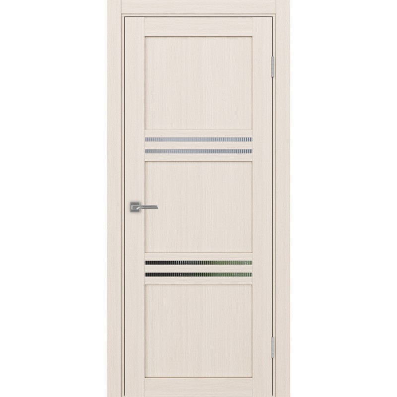 Межкомнатная дверь Турин 553.12, цвет ясень перламутровый, заполнение Мору, размер 200*80 см.