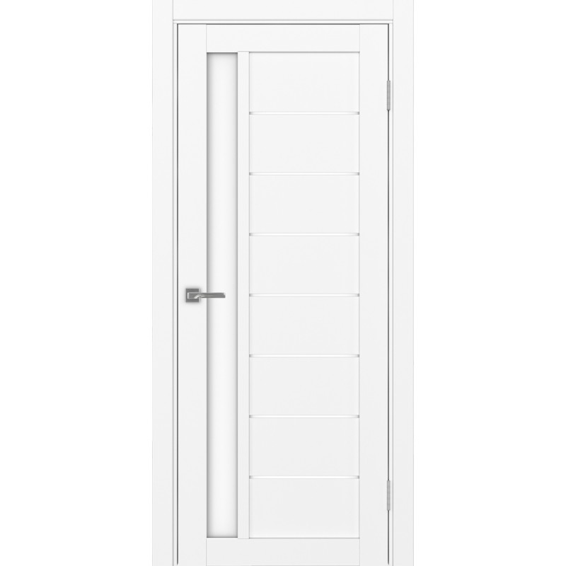 Межкомнатная дверь Турин 554.21, цвет белый снежный, заполнение LACбелый, размер 200*80 см.