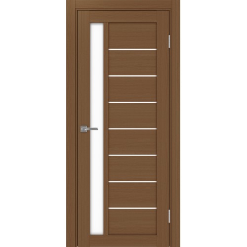 Турин 554.21, цвет Орех NL стекло LACбелый, размер 80*200 см.