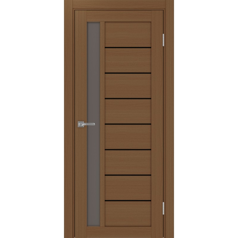 Межкомнатная дверь Турин 554.21 АПП молдинг SB, цвет орех NL, заполнение Бронза матовое, размер 200*80 см.