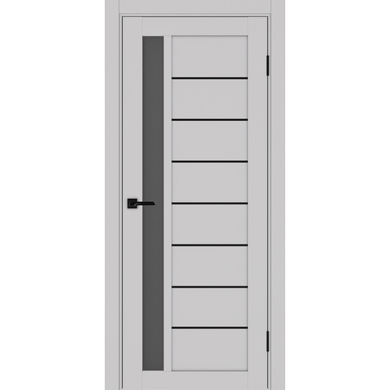 Межкомнатная дверь Турин 554.21 АПП молдинг SB, цвет пепельный, заполнение Графит матовое, размер 200*80 см.