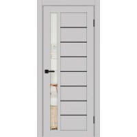 Турин 554.21 АПП молдинг SB, цвет пепельный, заполнение Зеркало, размер 200*80 см.