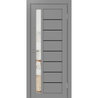 Турин 554.21 АПП молдинг SB, цвет серый, заполнение Зеркало, размер 200*80 см.