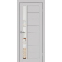 Турин 554.21 АПП молдинг SC, цвет пепельный, заполнение Зеркало, размер 200*80 см.