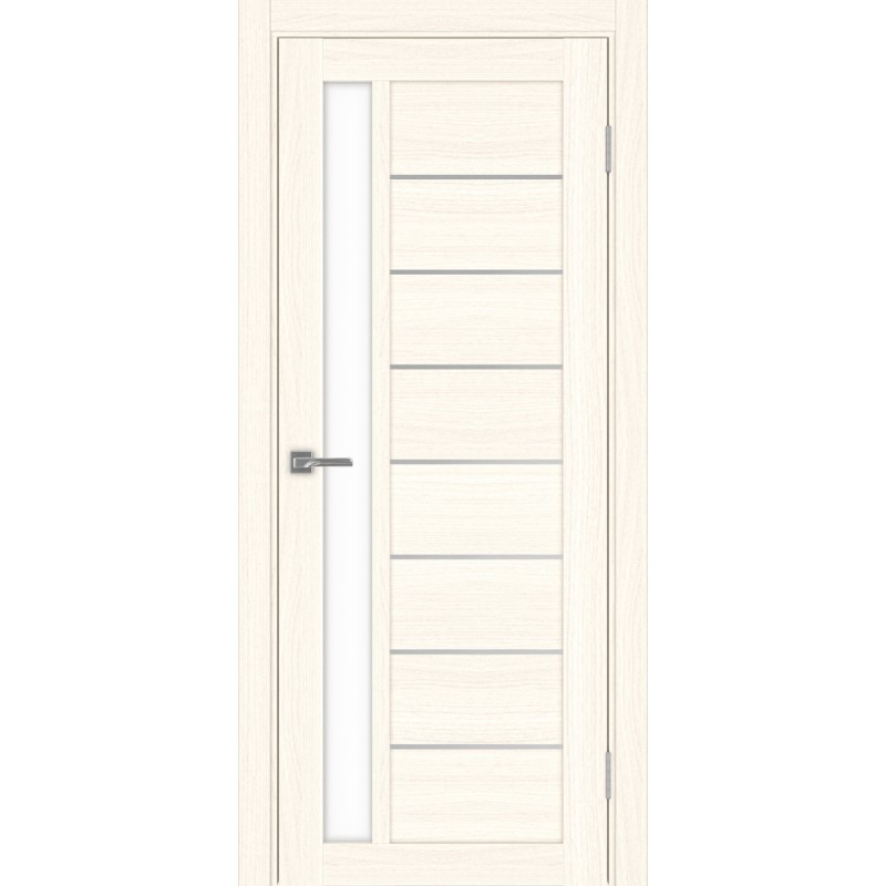Межкомнатная дверь Турин 554.21 АПП молдинг SC, цвет ясень светлый, заполнение LACбелый, размер 200*80 см.