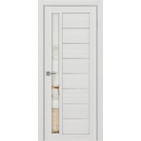 Турин 554.21 АПП молдинг SC, цвет ясень серебристый, заполнение Зеркало, размер 200*80 см.