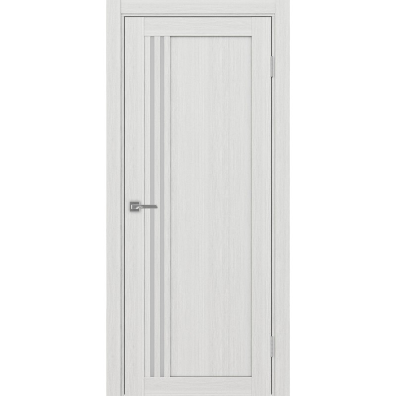 Межкомнатная дверь Турин 555.21, цвет ясень серебристый, заполнение Мателюкс, размер 200*80 см.