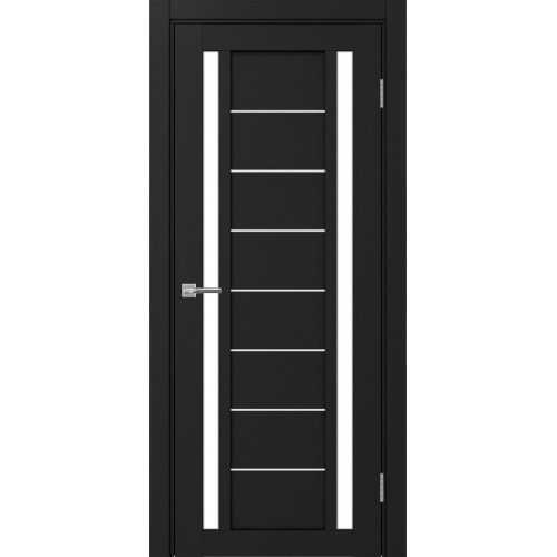 Турин 558.212, цвет Антрацит стекло LACбелый, размер 80*200 см.