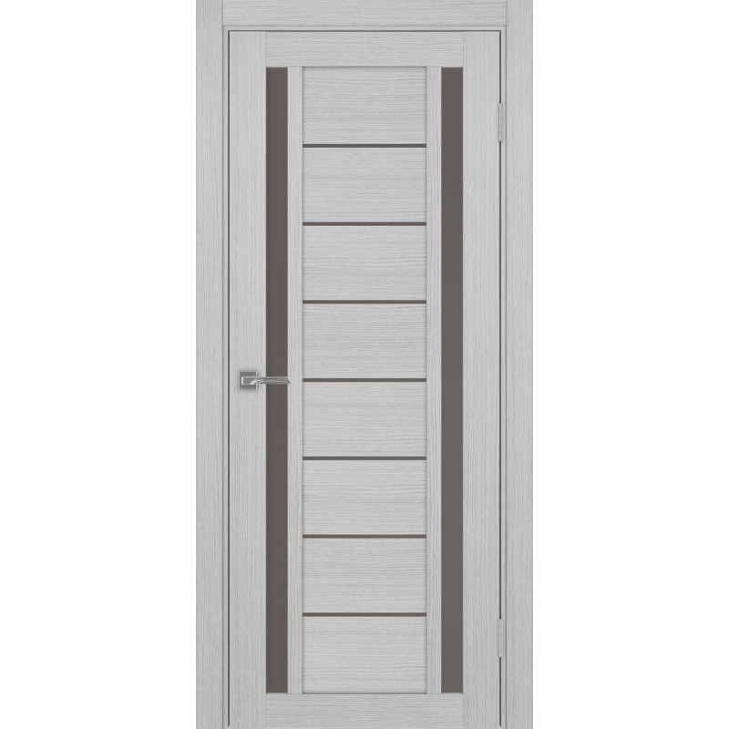 Межкомнатная дверь Турин 558.212, цвет дуб серый FL, заполнение Бронза матовое, размер 200*80 см.