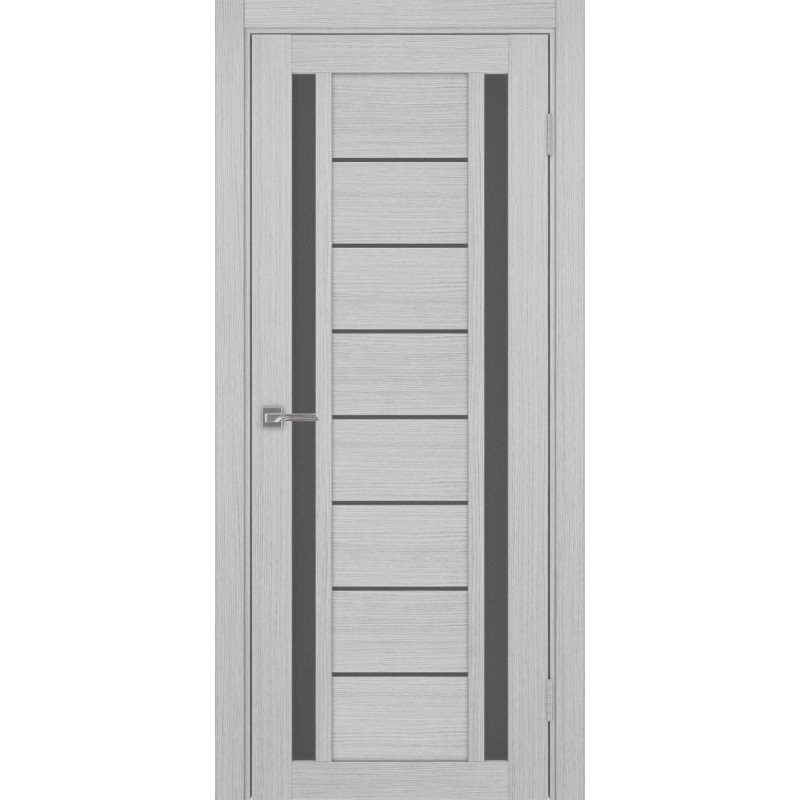 Межкомнатная дверь Турин 558.212, цвет дуб серый FL, заполнение Графит матовое, размер 200*80 см.