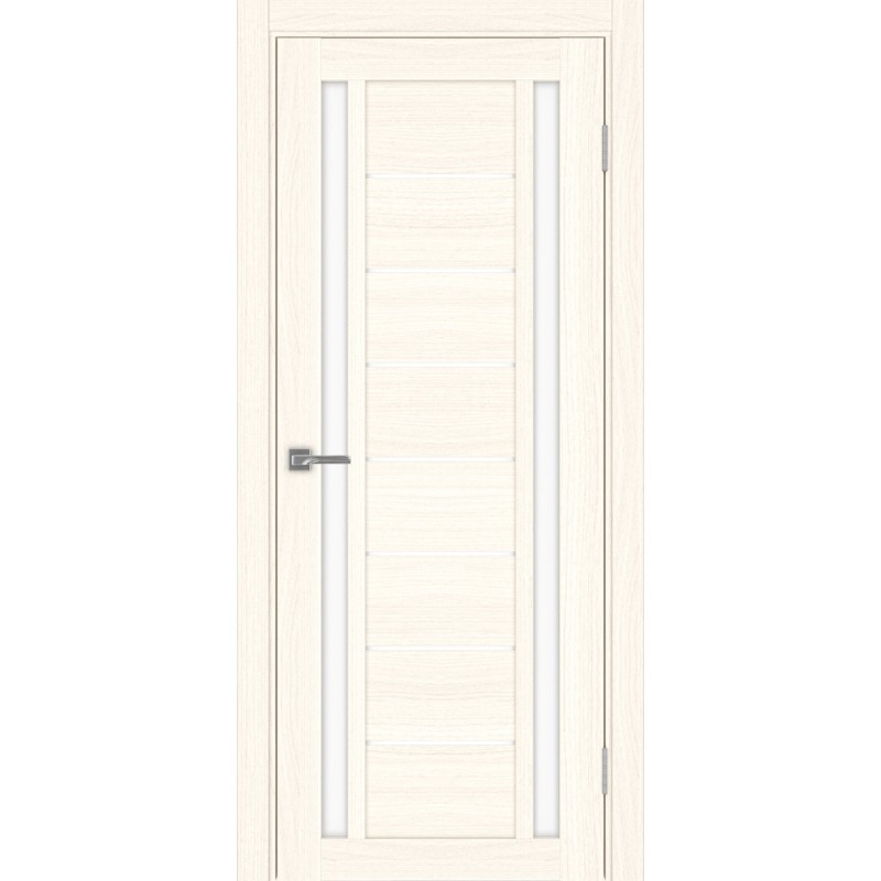 Межкомнатная дверь Турин 558.212, цвет ясень светлый, заполнение LACбелый, размер 200*80 см.
