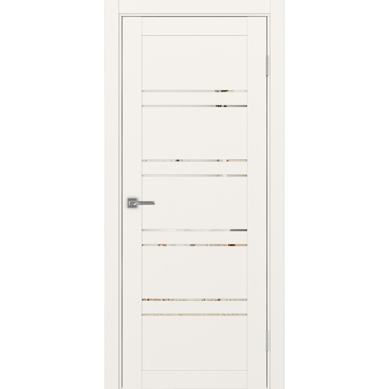 Межкомнатная дверь Турин 560.12, цвет, бежевый, заполнение Зеркало, размер 200*80 см.