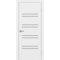 Турин 560.12, цвет Белый лёд стекло Графит матовое, размер 80*200 см.