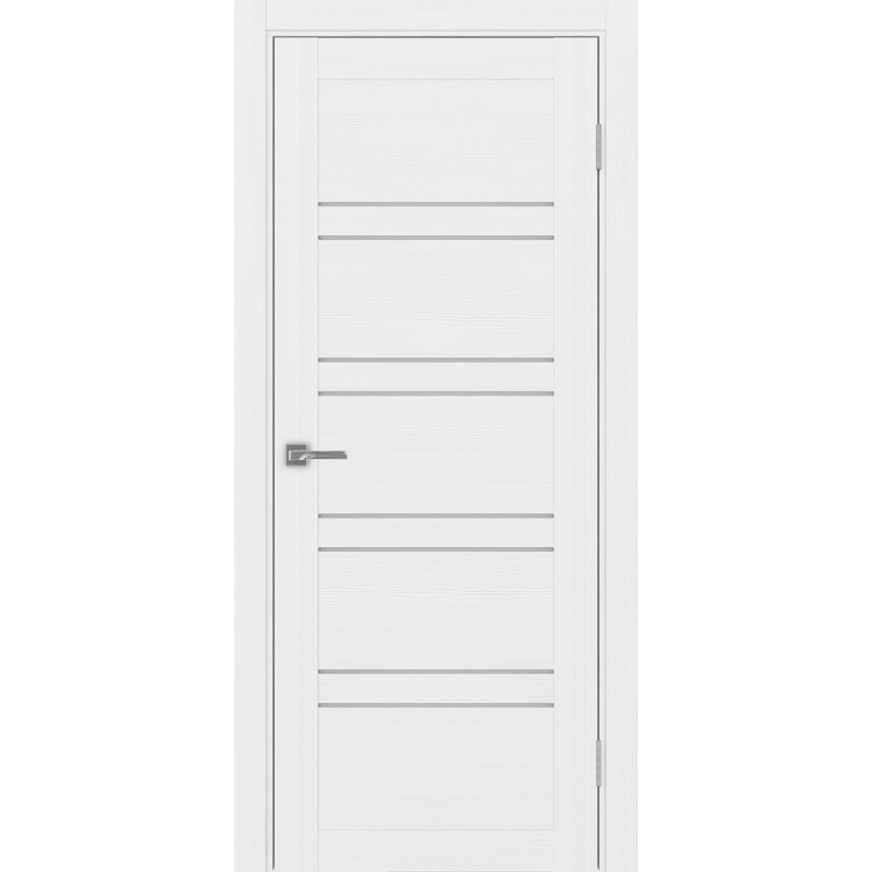 Межкомнатная дверь Турин 560.12, цвет белый лёд, заполнение Мателюкс, размер 200*80 см.