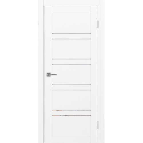 Турин 560.12, цвет белый снежный, заполнение Прозрачное, размер 200*80 см.