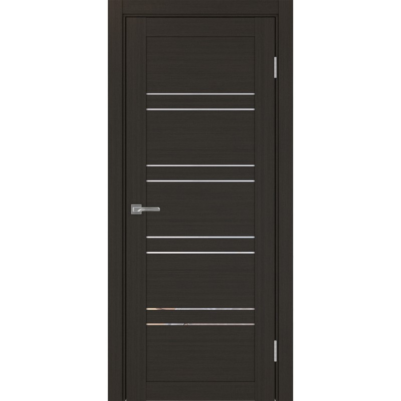 Межкомнатная дверь Турин 560.12, цвет венге FL, заполнение Прозрачное, размер 200*80 см.