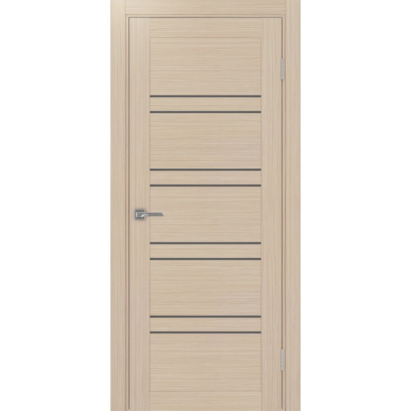 Межкомнатная дверь Турин 560.12, цвет дуб беленый FL, заполнение Графит матовое, размер 200*80 см.