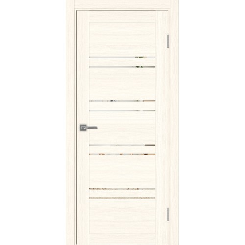 Турин 560.12, цвет ясень светлый, заполнение Зеркало, размер 200*80 см.