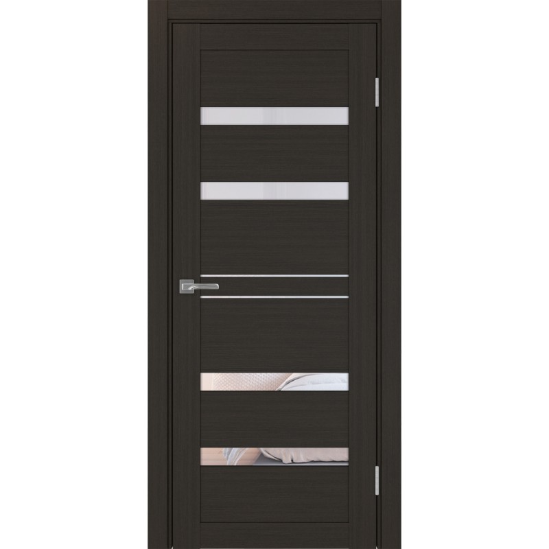 Межкомнатная дверь Турин 561.12, цвет венге FL, заполнение Прозрачное, размер 200*80 см.