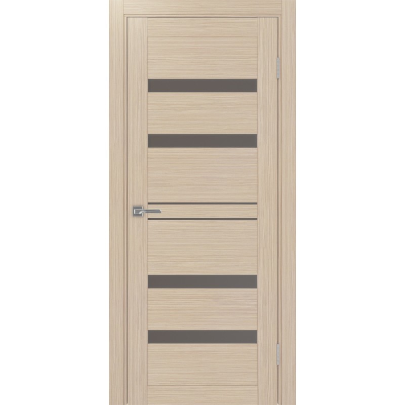 Межкомнатная дверь Турин 561.12, цвет дуб беленый FL, заполнение Бронза матовое, размер 200*80 см.