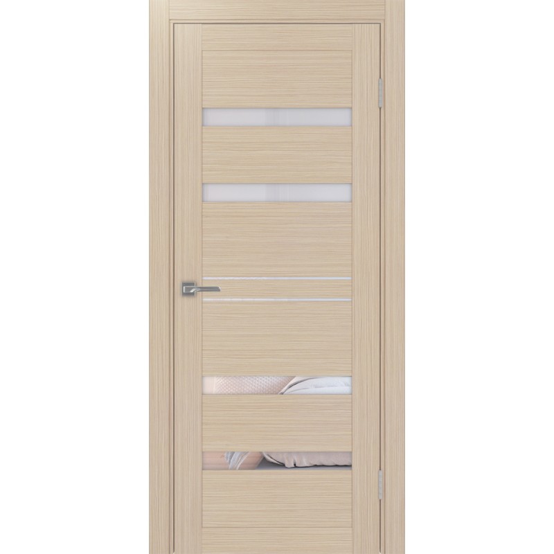 Межкомнатная дверь Турин 561.12, цвет дуб беленый FL, заполнение Прозрачное, размер 200*80 см.