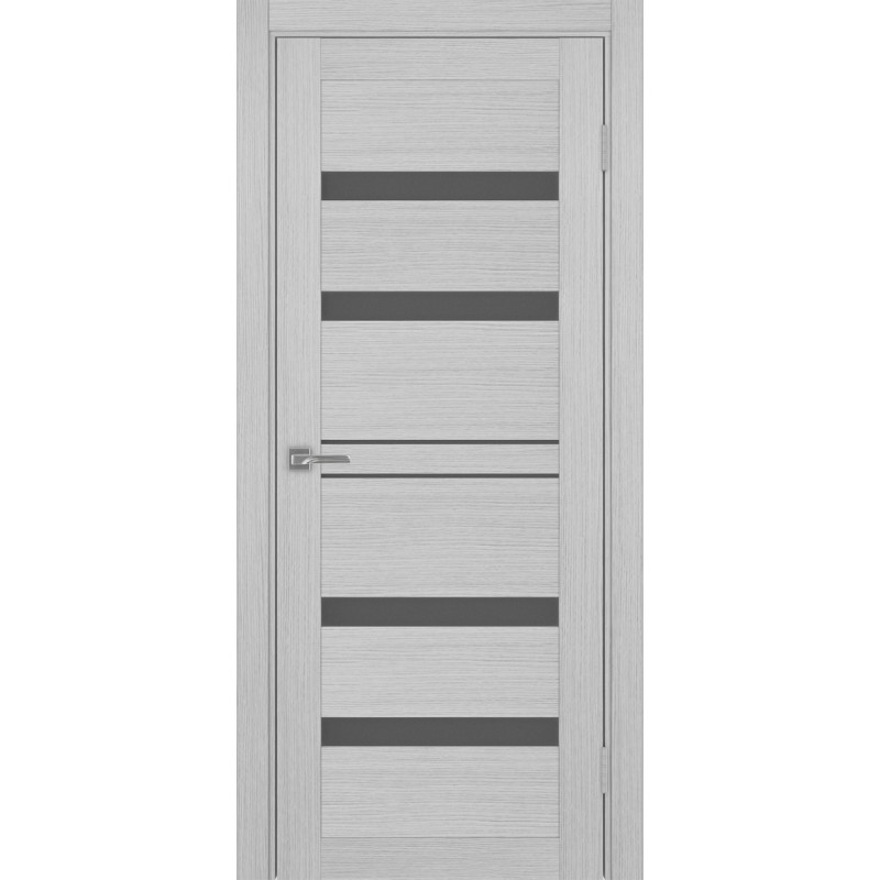 Межкомнатная дверь Турин 561.12, цвет дуб серый FL, заполнение Графит матовое, размер 200*80 см.