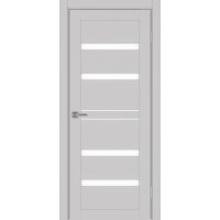 Турин 561.12, цвет Пепельный стекло LACбелый, размер 80*200 см.