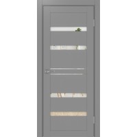 Турин 561.12, цвет серый, заполнение Зеркало, размер 200*80 см.